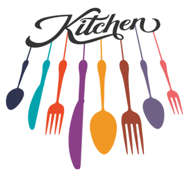 Kitchen vinyl mat with fork and spoons design - TenStickers