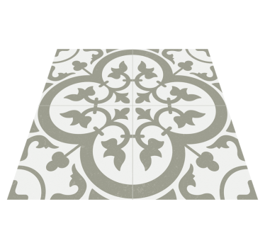 Kitchen vinyl mat evergreen fog moroccan tile - TenStickers