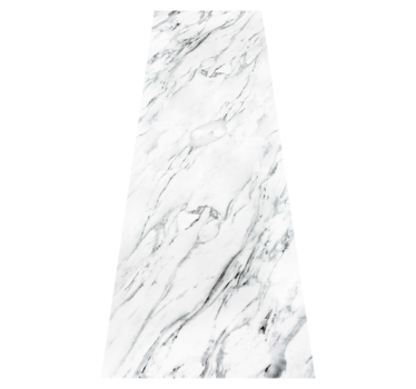 White marble kitchen vinyl mat - TenStickers