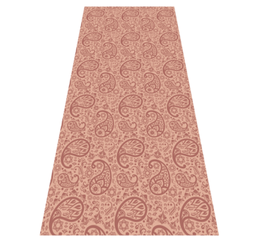 Kitchen vinyl mat paisley pattern fridge cover - TenStickers