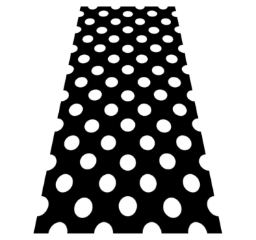 Kitchen vinyl mat with polka dot design - TenStickers