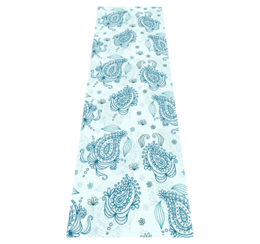 Kitchen vinyl mat floral paisley design - TenStickers