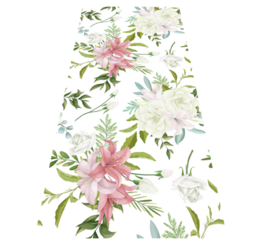Kitchen vinyl mat minimalist realistic garden - TenStickers