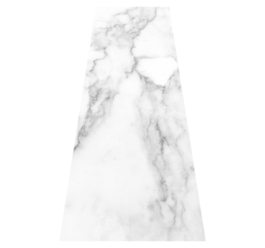 White marble texture kitchen vinyl mat - TenStickers