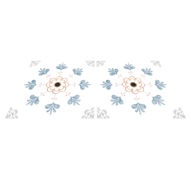 Kitchen vinyl mat in antique grey cement design - TenStickers