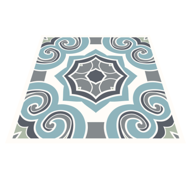 Portuguese style kitchen vinyl mat - TenStickers