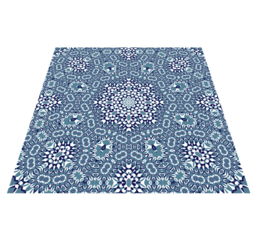Mosaic mandala kitchen vinyl mat - TenStickers