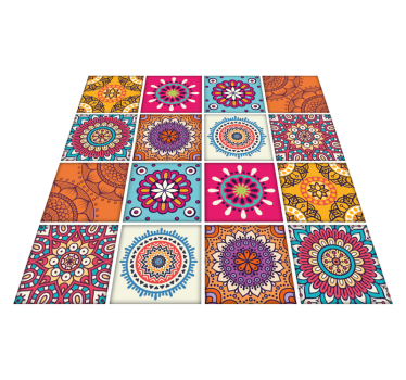 Mandala kitchen vinyl mat - TenStickers