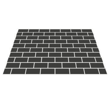 Kitchen vinyl mat dark bricks kitchen decal - TenStickers