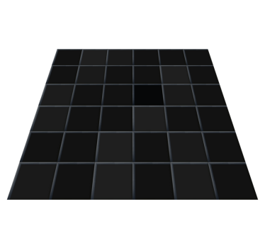 Kitchen vinyl mat black small tiles design - TenStickers