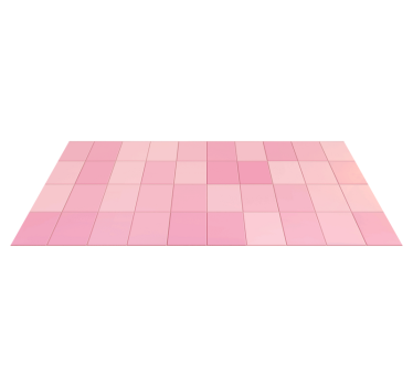 Kitchen vinyl mat in pink square tiles - TenStickers