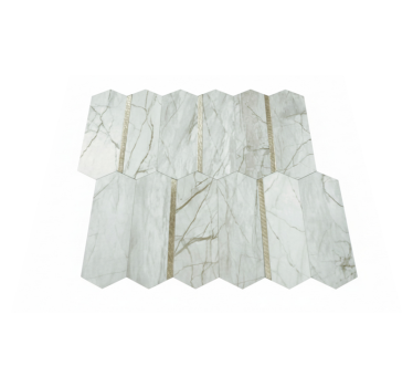 Trendy marble design kitchen vinyl mat - TenStickers