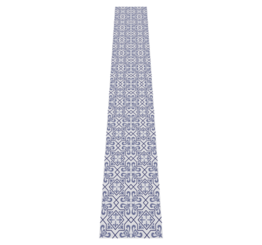 Kitchen vinyl mat blue octagon portuguese tile - TenStickers