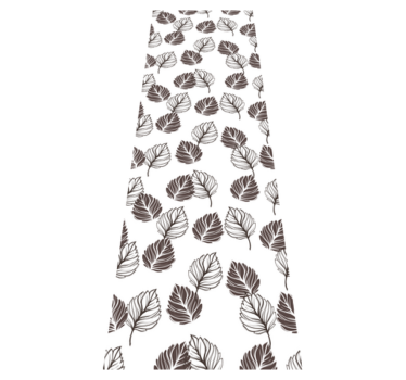 Kitchen vinyl mat in hoja grey kinfolk design - TenStickers