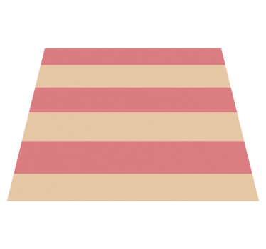Kitchen vinyl mat pink horizontal stripes - TenStickers