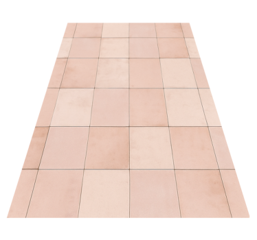 Kitchen vinyl mat in pink tile design - TenStickers