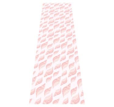 Trendy pink seashell pattern bedroom carpet - TenStickers