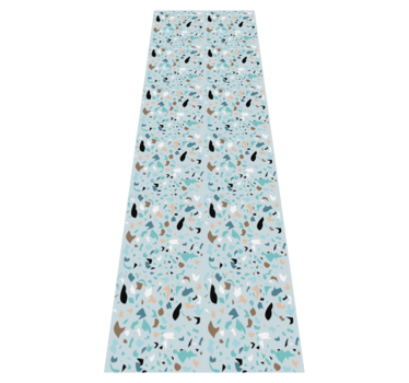 Bedroom carpet with terrazzo style design - TenStickers