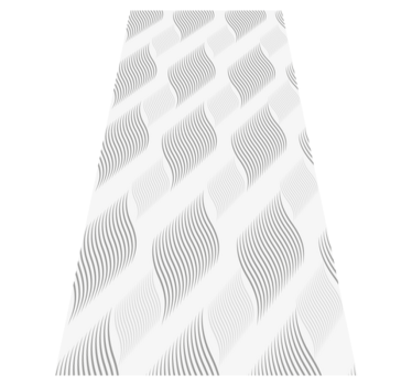 Bedroom carpet in light gray retro pattern - TenStickers