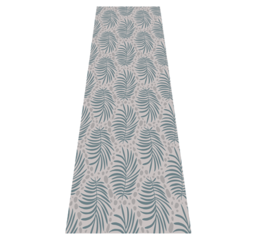 Bedroom carpet in tropical blue hamptons pattern - TenStickers