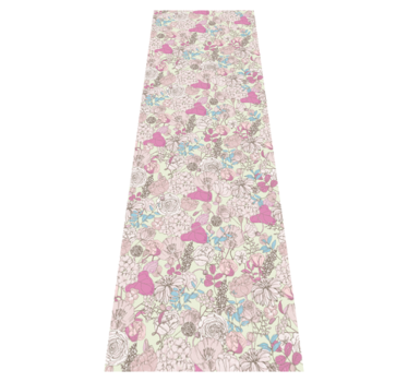Floral grandmillenial style bedroom carpet - TenStickers