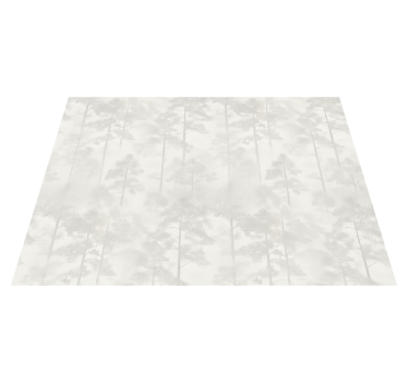 Mysterious foggy forest bedroom carpet - TenStickers