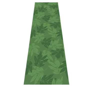 Office carpet with simple green leaves pattern - TenStickers