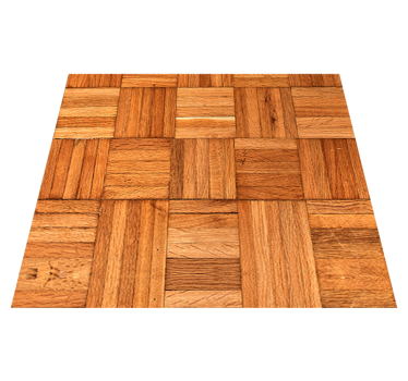 Office carpet - shielded by the wooden weave - TenStickers