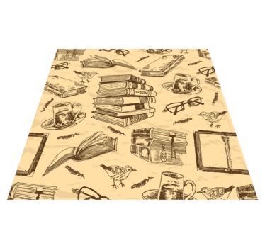 Old library office carpet - TenStickers