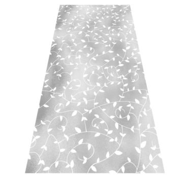 Office carpet tree branches white and silver wallpaper - TenStickers