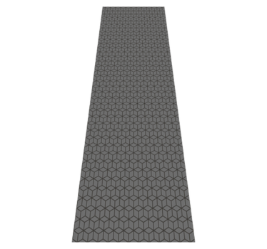 Office carpet 3d gray cubes design - TenStickers