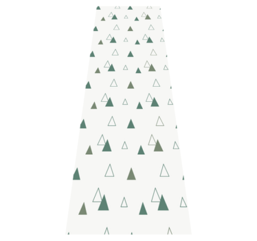 Office carpet in triangular nature colors - TenStickers