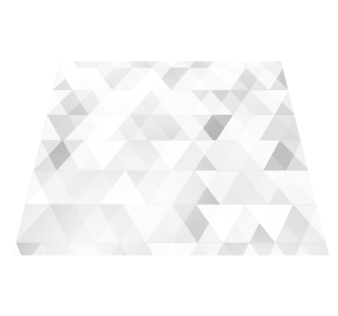 Bedroom carpet with geometric grey triangles - TenStickers