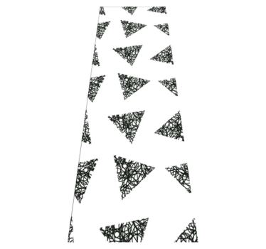 Bedroom carpet with unique distressed pieces pattern - TenStickers