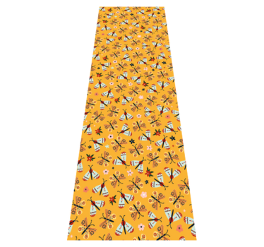 Bedroom carpet with hand-drawn butterflies design - TenStickers