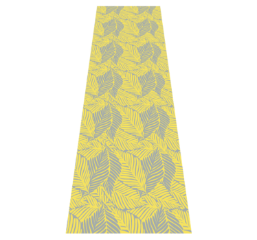 Bedroom carpet in pantone tropical leaves - TenStickers