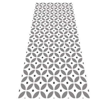 Bedroom carpet in nordic style seamless circles - TenStickers