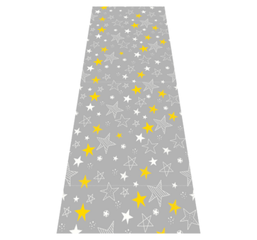 Bedroom carpet in pantone stars design - TenStickers