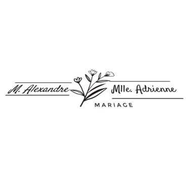 Bedroom carpet wedding wall decoration - TenStickers