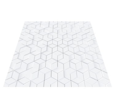 Simplistic geometric vinyl carpet - TenStickers