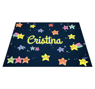 Personalized Starry custom floor mat - TenStickers