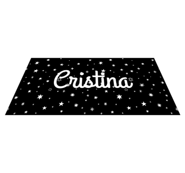 Custom starry custom floor mat - TenStickers