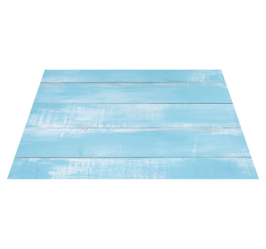 blue marine style  wood vinyl rug - TenStickers