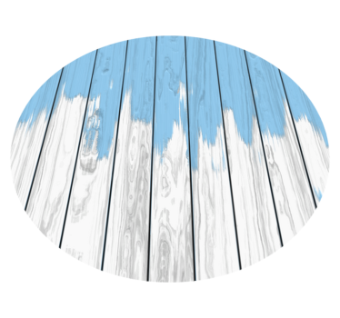 Distressed Timber wood effect rug - TenStickers