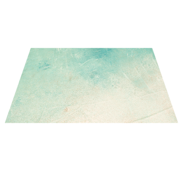 turquoise stone effect vinyl rug - TenStickers