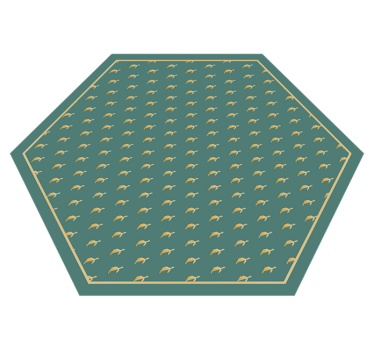geometric turtle animal vinyl carpet - TenStickers