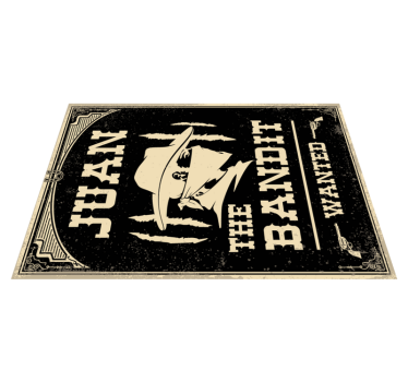 Western Bandit Theme custom floor mat - TenStickers