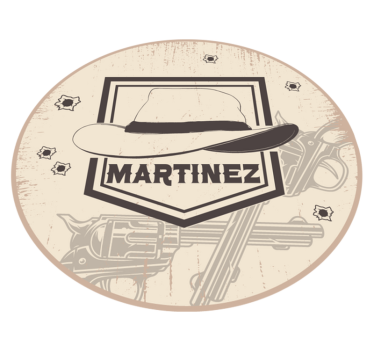 Customizable Western custom floor mat - TenStickers