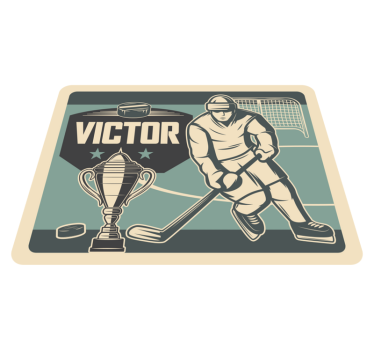 Customizable Sports Graphic custom floor mat - TenStickers