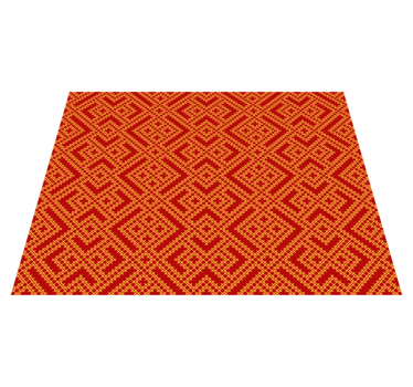 Slavic ornamental pattern rug - TenStickers